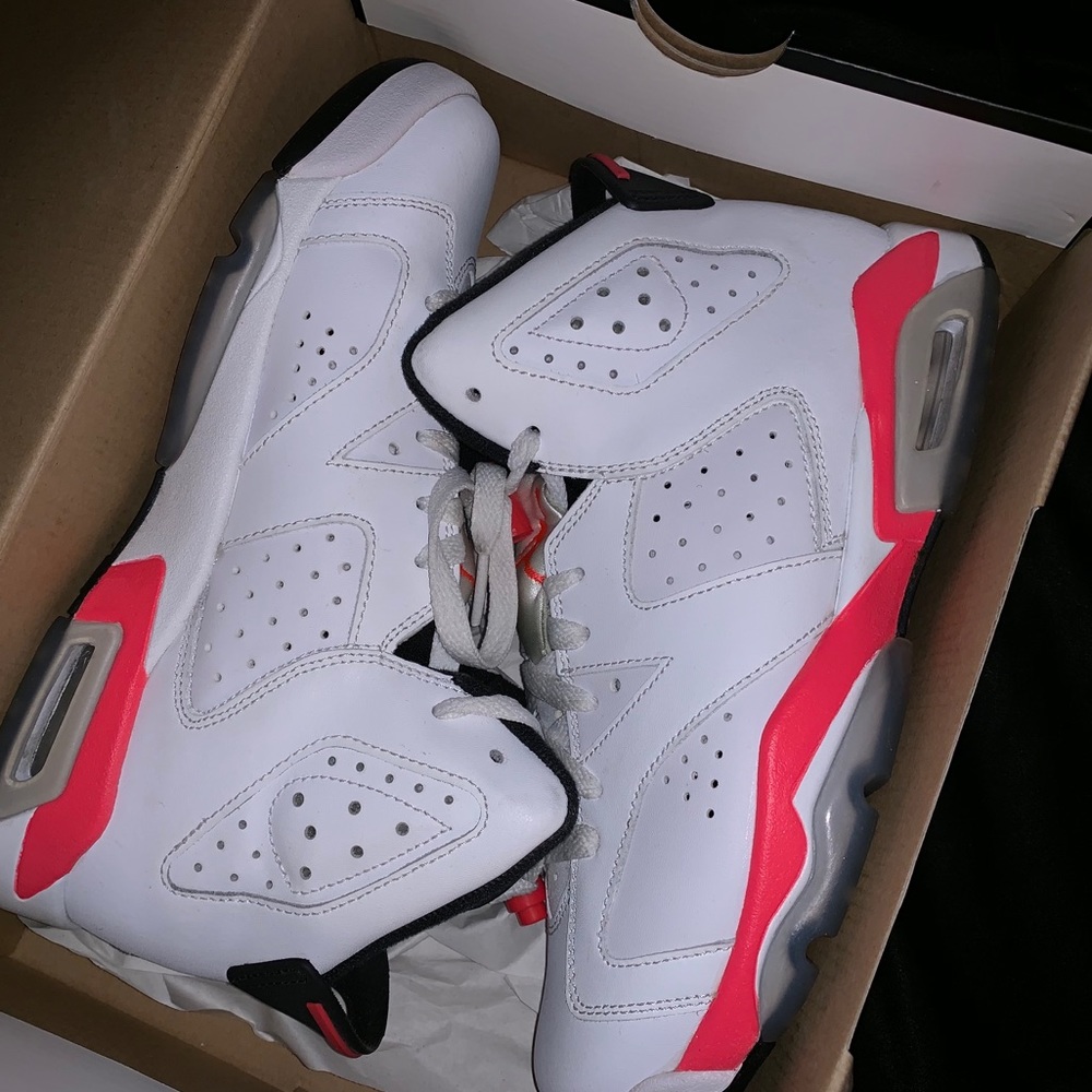 Jordan 6 Retro Infrared White